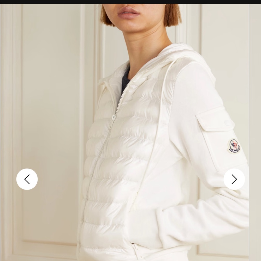 Moncler Women's Cream Puffer Jacket